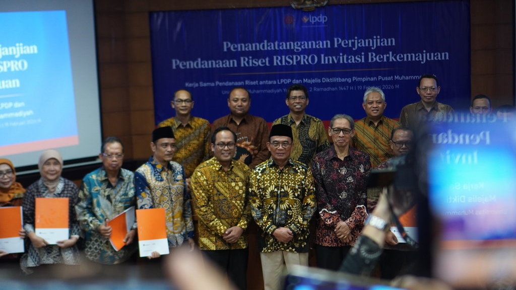 LPDP-Muhammadiyah Danai 26 Riset Rp20 Miliar untuk Hilirisasi LPDP-Muhammadiyah Danai 26 Riset Rp20 Miliar untuk Hilirisasi