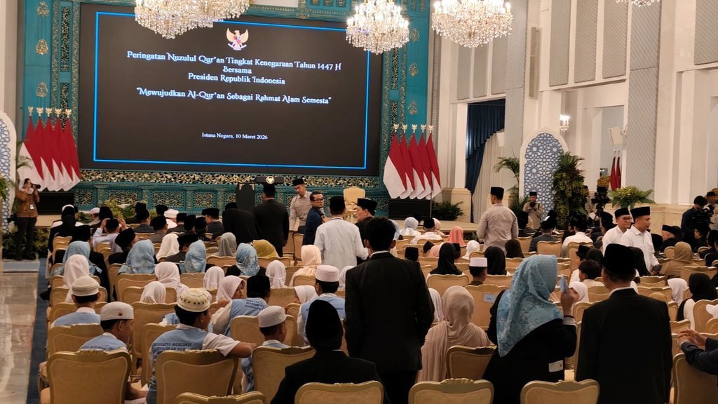 Nuzulul Quran di Istana, Prabowo Ajak Perkuat Spiritual Bangsa Nuzulul Quran di Istana, Prabowo Ajak Perkuat Spiritual Bangsa