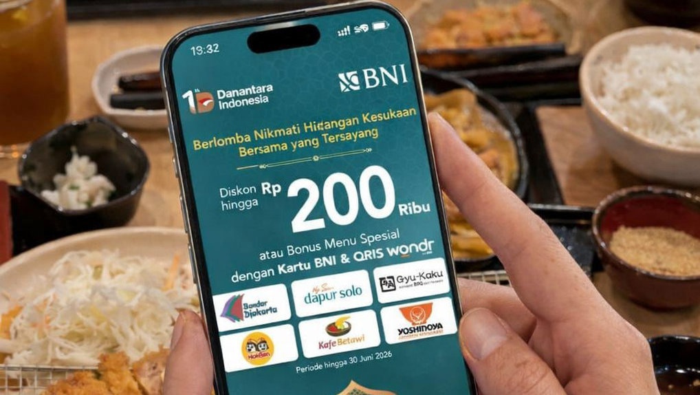 BNI Tawarkan Diskon Bukber di Sejumlah Restoran hingga Juni 2026 BNI Tawarkan Diskon Bukber di Sejumlah Restoran hingga Juni 2026