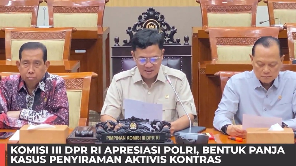 Komisi III DPR Sepakat Bentuk Panja Khusus Kasus Andrie Yunus Komisi III DPR Sepakat Bentuk Panja Khusus Kasus Andrie Yunus