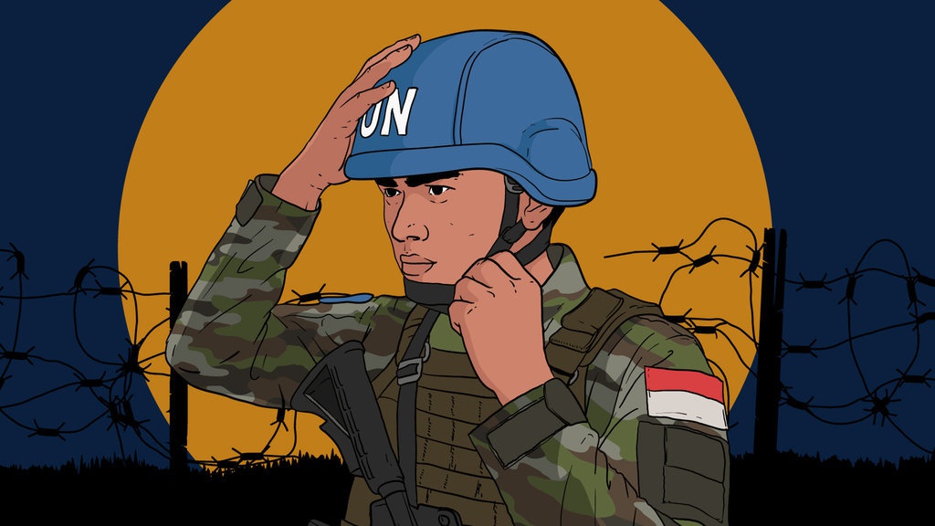 Nasib Prajurit Indonesia Penjaga Perdamaian di Tanah Konflik Nasib Prajurit Indonesia Penjaga Perdamaian di Tanah Konflik