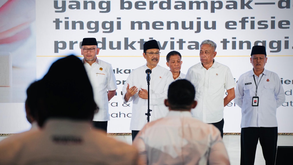 Pesan Gus Ipul soal Budaya Kerja Baru & Penghematan di Kemensos Pesan Gus Ipul soal Budaya Kerja Baru & Penghematan di Kemensos