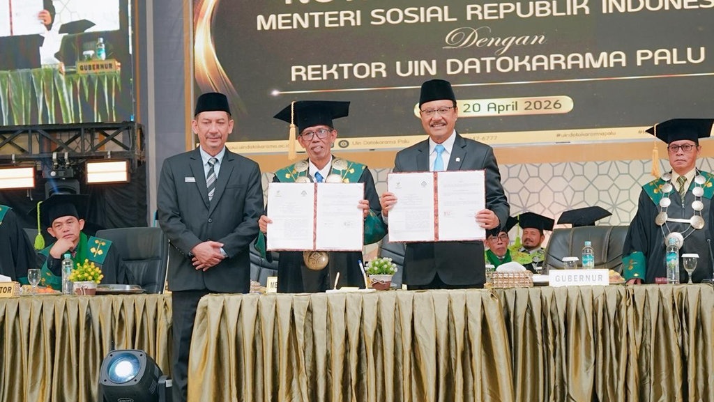 Gus Ipul Orasi Ilmiah di UIN Palu, Bahas Kunci Atasi Kemiskinan Gus Ipul Orasi Ilmiah di UIN Palu, Bahas Kunci Atasi Kemiskinan