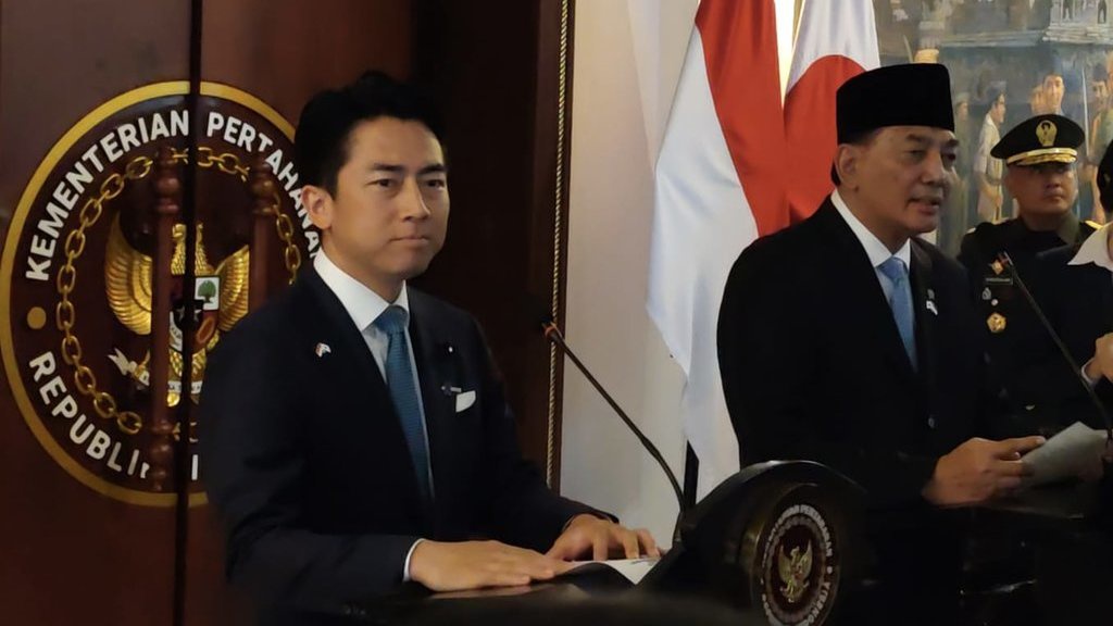 Bertemu Menhan Jepang, Sjafrie akan Teken Kerja Sama Pertahanan Bertemu Menhan Jepang, Sjafrie akan Teken Kerja Sama Pertahanan