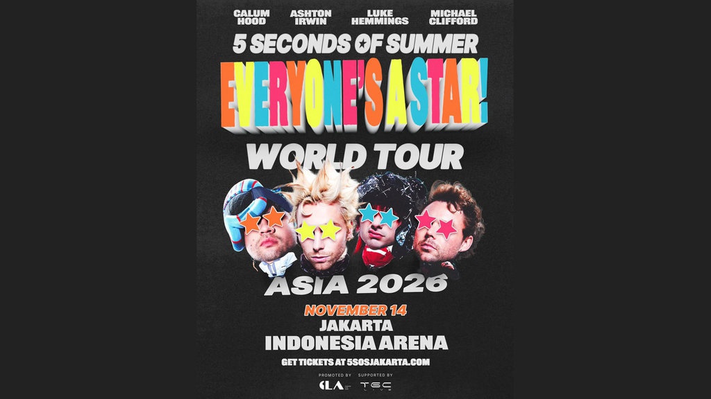 Link Tiket 5 Second of Summer Jakarta 2026, Harga, Venue Map Link Tiket 5 Second of Summer Jakarta 2026, Harga, Venue Map