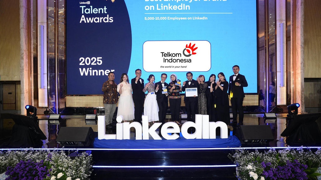 TelkomGroup Bersinar di LinkedIn Talent Awards 2025 TelkomGroup Bersinar di LinkedIn Talent Awards 2025