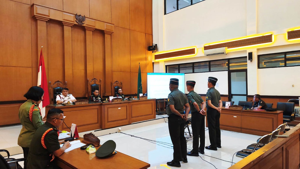 Oditur Militer Tolak Pleidoi Terdakwa Pembunuhan Kacab Bank BUMN Oditur Militer Tolak Pleidoi Terdakwa Pembunuhan Kacab Bank BUMN