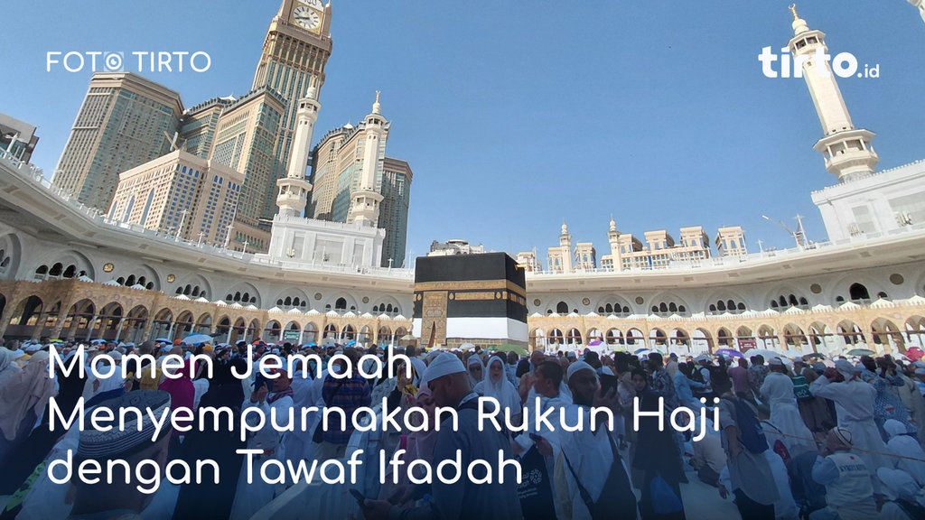 Momen Jemaah Menyempurnakan Rukun Haji dengan Tawaf Ifadah Momen Jemaah Menyempurnakan Rukun Haji dengan Tawaf Ifadah