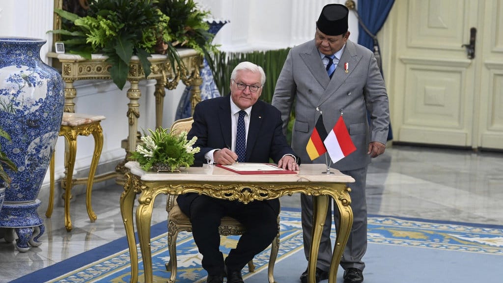 RI-Jerman Sepakat Konflik Global Diselesaikan Lewat Perundingan RI-Jerman Sepakat Konflik Global Diselesaikan Lewat Perundingan