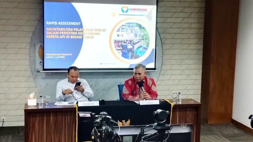 Ombudsman Temukan Maladministrasi dalam Kecelakaan Kereta Bekasi Ombudsman Temukan Maladministrasi dalam Kecelakaan Kereta Bekasi
