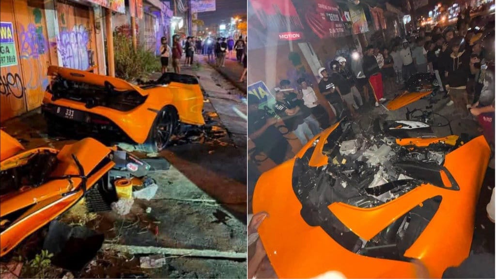 7 Fakta Mobil McLaren Andra ST Kecelakaan hingga Terbelah Dua 7 Fakta Mobil McLaren Andra ST Kecelakaan hingga Terbelah Dua