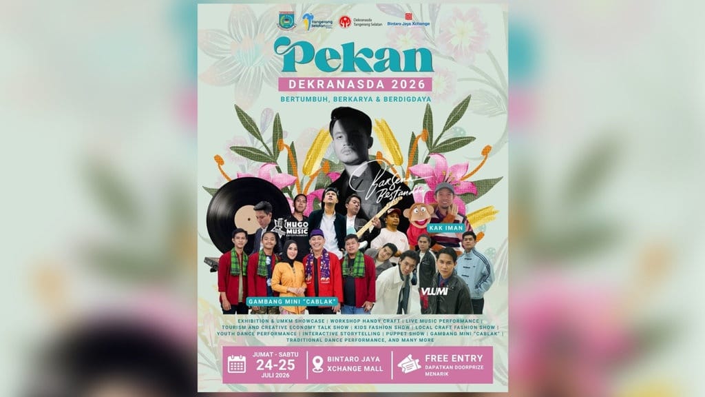 Pekan Dekranasda Tangsel 2026 Siap Meriahkan Akhir Pekan Warga Pekan Dekranasda Tangsel 2026 Siap Meriahkan Akhir Pekan Warga