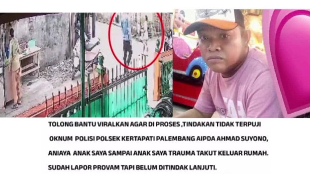 Polisi di Palembang Diduga Pukul Anak saat Main Layangan Polisi di Palembang Diduga Pukul Anak saat Main Layangan