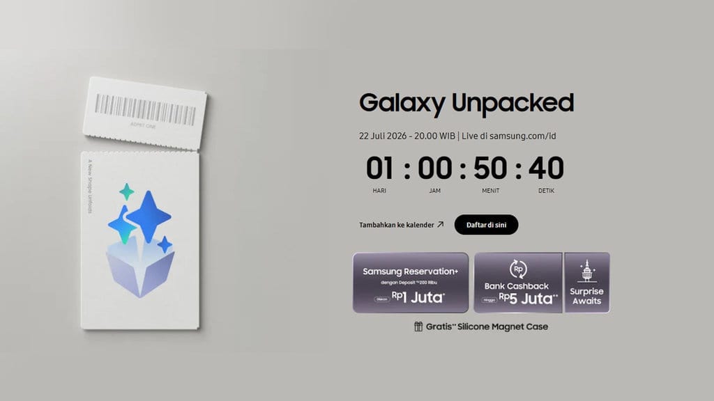 Samsung Galaxy Unpacked 2026 Live di Mana & Rilis Apa Saja? Samsung Galaxy Unpacked 2026 Live di Mana & Rilis Apa Saja?