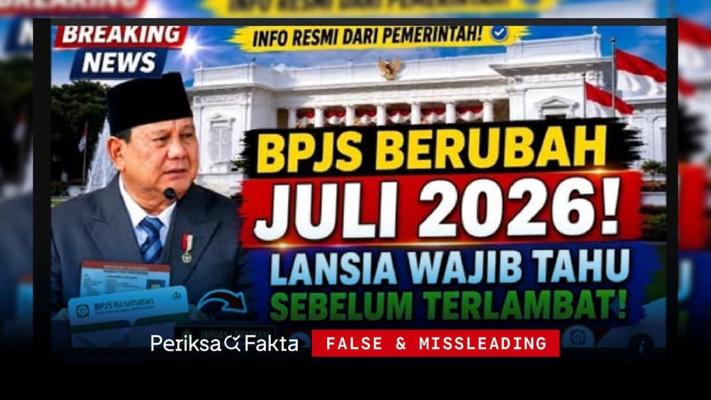 Tidak Benar, Aturan BPJS Kesehatan Berubah Juli 2026 Tidak Benar, Aturan BPJS Kesehatan Berubah Juli 2026
