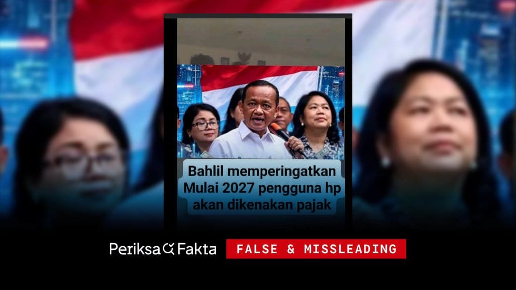 Salah, Bahlil Peringatkan Pengguna HP Dikenakan Pajak mulai 2027 Salah, Bahlil Peringatkan Pengguna HP Dikenakan Pajak mulai 2027