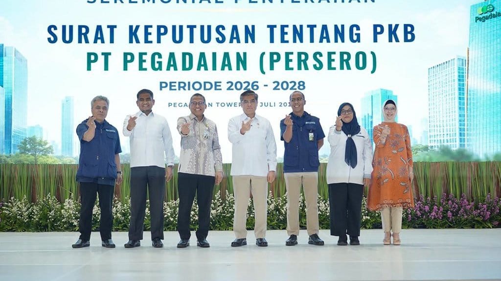 Pegadaian Terima SK Perjanjian Kerja Bersama dari Kemenaker Pegadaian Terima SK Perjanjian Kerja Bersama dari Kemenaker