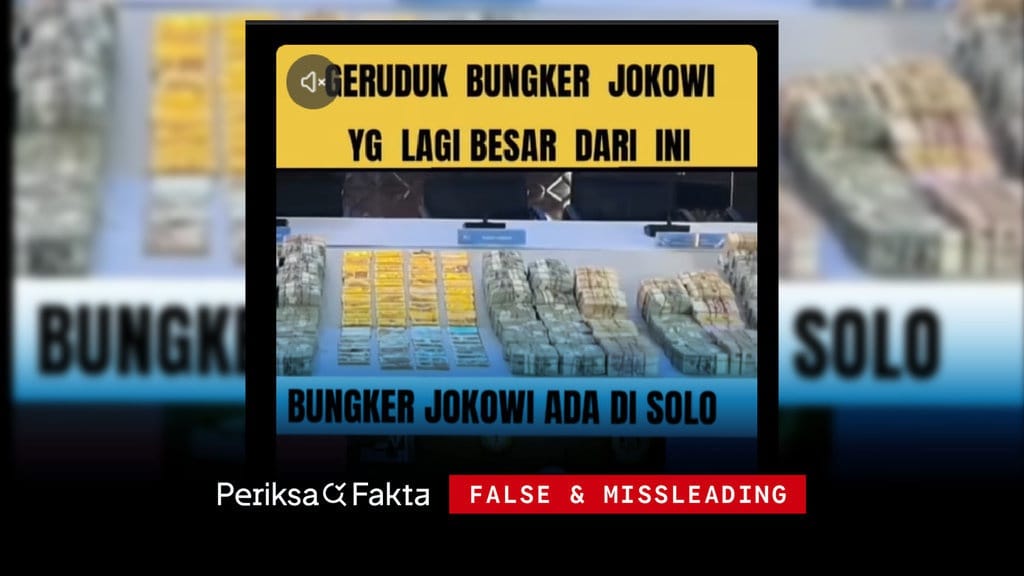 Hoaks, Polisi Temukan Bungker Jokowi & Uang Rp6000 Triliun Hoaks, Polisi Temukan Bungker Jokowi & Uang Rp6000 Triliun