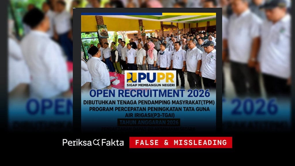 Salah, Link Pendaftaran Tenaga Pendamping Masyarakat KemenPU Salah, Link Pendaftaran Tenaga Pendamping Masyarakat KemenPU