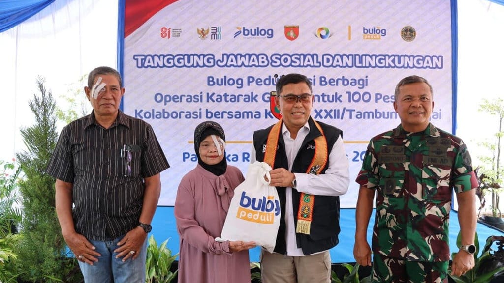 HUT ke-81 RI, BULOG & Kodam XXII Berikan Operasi Katarak Gratis HUT ke-81 RI, BULOG & Kodam XXII Berikan Operasi Katarak Gratis