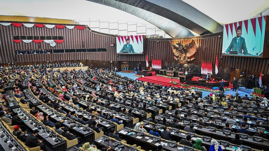 Video Capaian Pemerintahan Prabowo Diputar di Sidang Tahunan MPR Video Capaian Pemerintahan Prabowo Diputar di Sidang Tahunan MPR