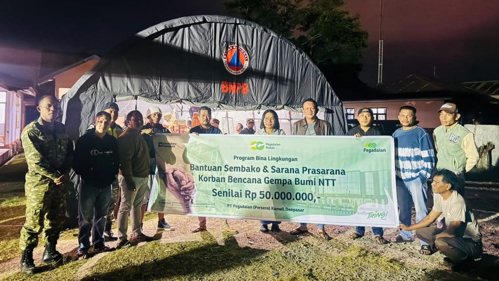 Pegadaian Salurkan Bantuan untuk Korban Gempa NTT Pegadaian Salurkan Bantuan untuk Korban Gempa NTT