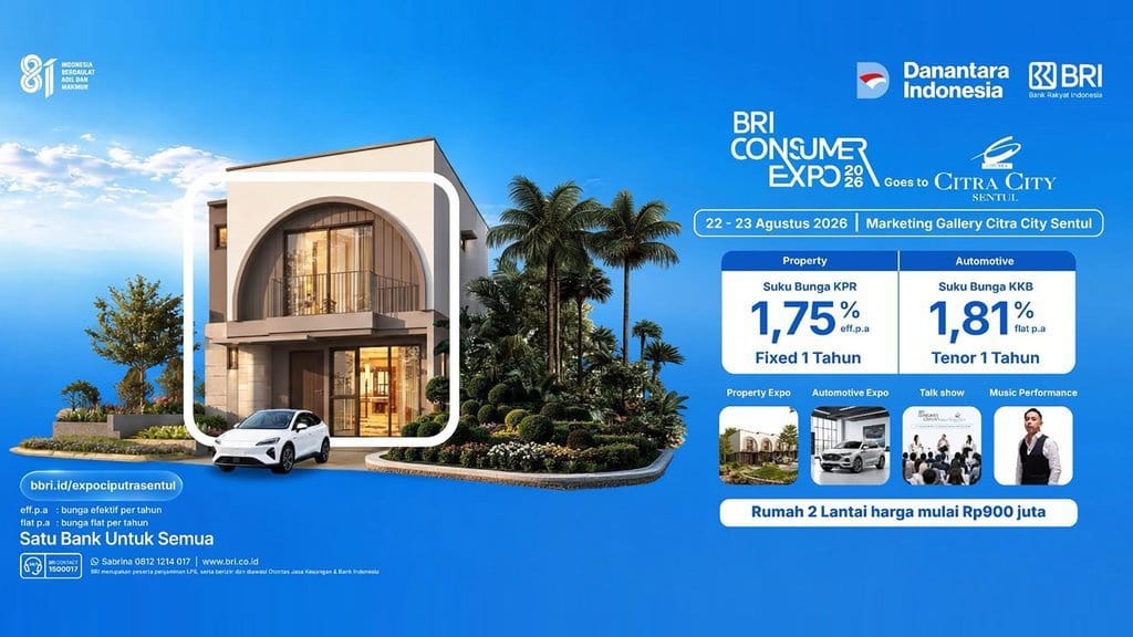 Cari Rumah & Kendaraan di BRI Consumer Expo Citra City Sentul Cari Rumah & Kendaraan di BRI Consumer Expo Citra City Sentul
