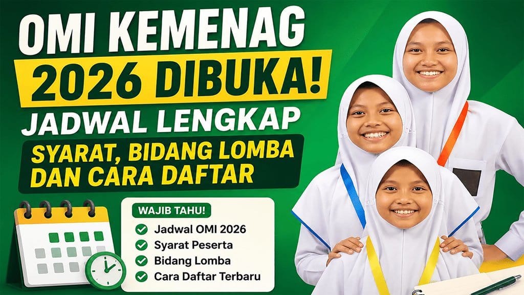 Tata Cara Login Akun Pendaftaran Sains & Riset OMI 2026 Kemenag Tata Cara Login Akun Pendaftaran Sains & Riset OMI 2026 Kemenag