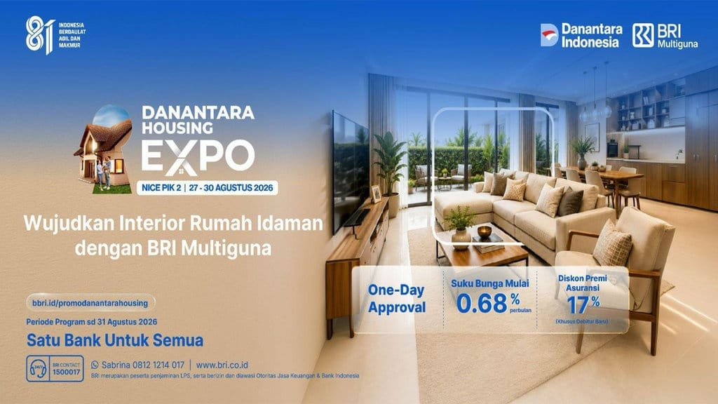Temukan Rumah Impian di DHE 2026 Bersama BRI Multiguna Temukan Rumah Impian di DHE 2026 Bersama BRI Multiguna
