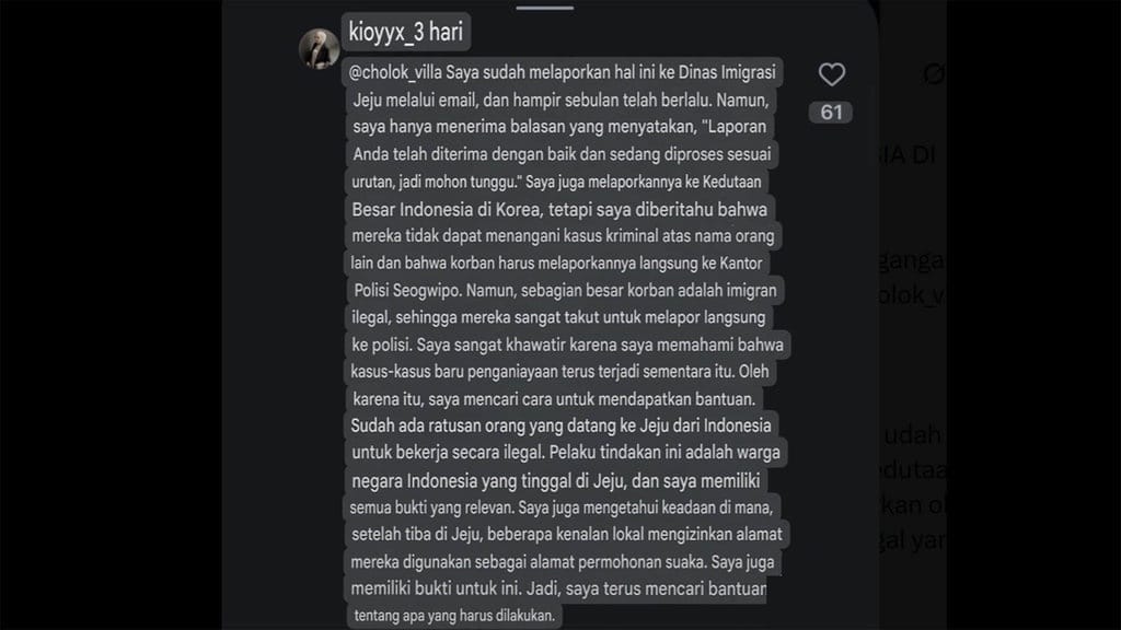 Kronologi Dugaan TPPO WNI ke Pulau Jeju Korea & Respons Polisi Kronologi Dugaan TPPO WNI ke Pulau Jeju Korea & Respons Polisi