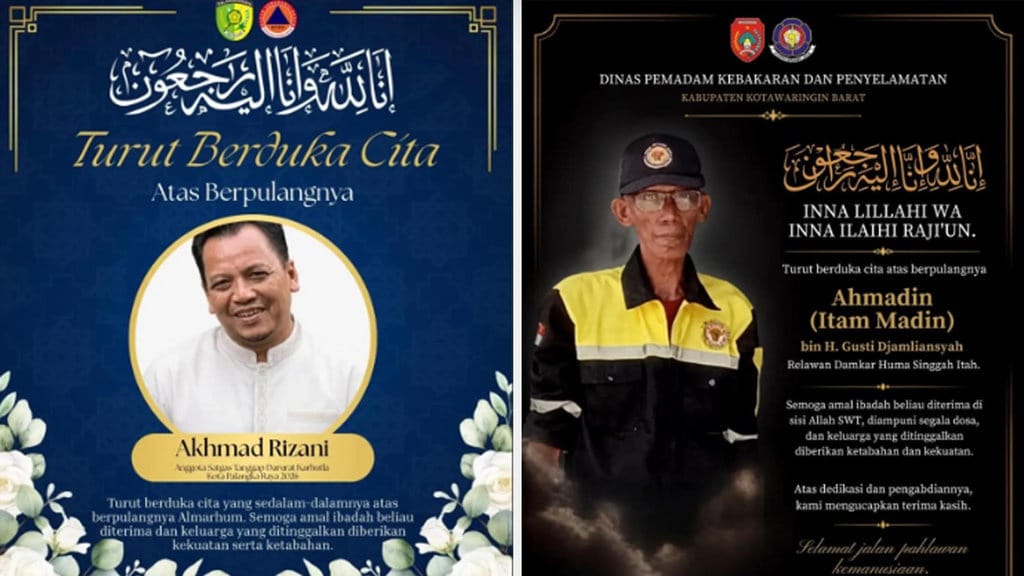 Sosok Dua Relawan Damkar Karhutla yang Meninggal saat Bertugas Sosok Dua Relawan Damkar Karhutla yang Meninggal saat Bertugas