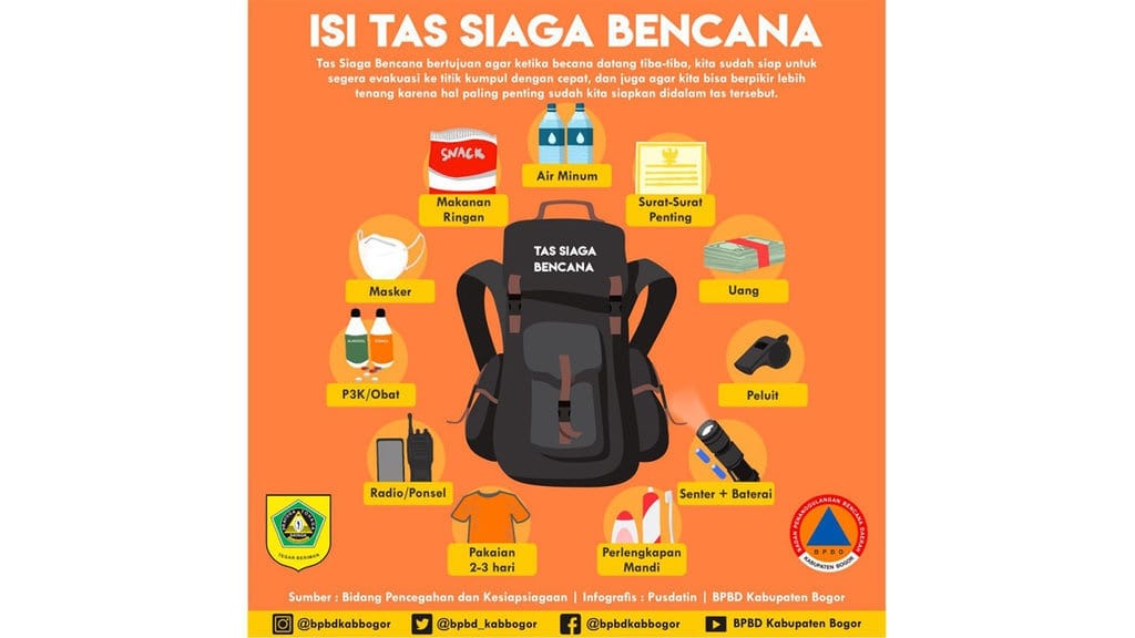 Cara Menyiapkan Tas Siaga Bencana dan Isi yang Wajib Dibawa Cara Menyiapkan Tas Siaga Bencana dan Isi yang Wajib Dibawa