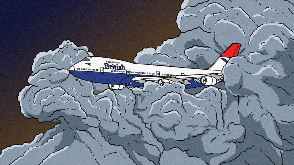 Kala Mesin Pesawat British Airways Mati Terkena Abu Vulkanik Kala Mesin Pesawat British Airways Mati Terkena Abu Vulkanik
