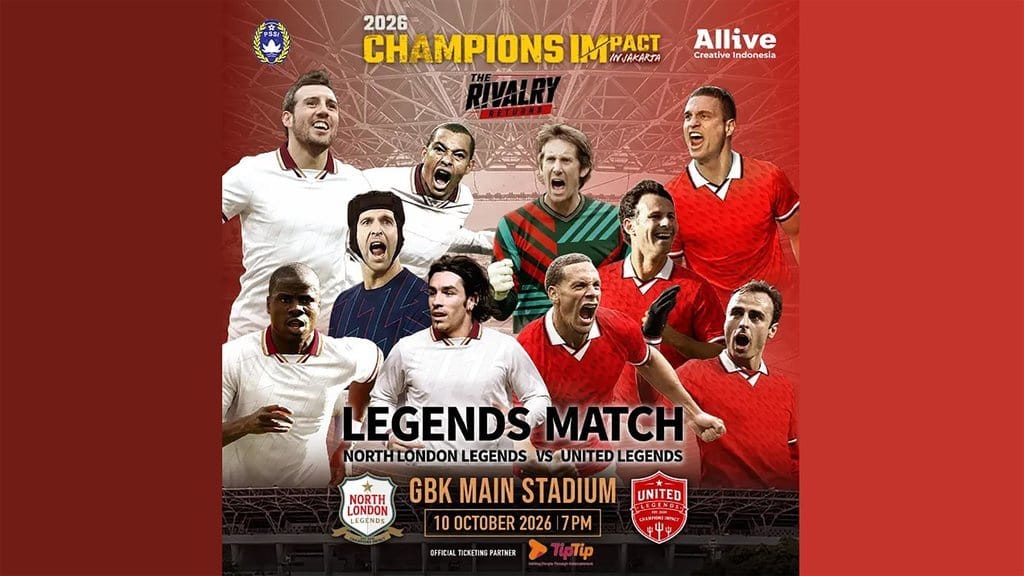 Arsenal vs Man Utd Legends Kapan? Cek Line-up & Harga Tiket Arsenal vs Man Utd Legends Kapan? Cek Line-up & Harga Tiket
