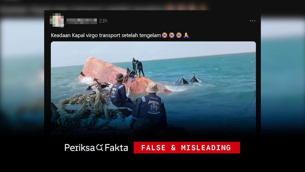 Keliru, Rekaman Video Tenggelamnya KMP Virgo 8 pada 5 September Keliru, Rekaman Video Tenggelamnya KMP Virgo 8 pada 5 September