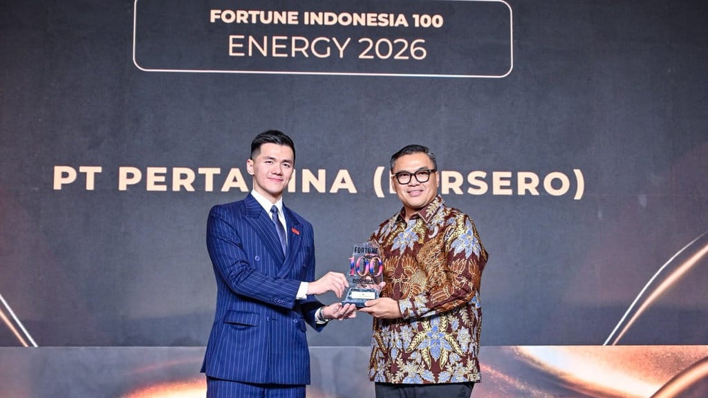 Pertamina Raih Posisi Puncak Fortune Indonesia 100 Gala 2026 Pertamina Raih Posisi Puncak Fortune Indonesia 100 Gala 2026