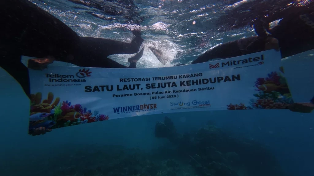 Aksi Telkom Restorasi Terumbu Karang di Kepulauan Seribu Aksi Telkom Restorasi Terumbu Karang di Kepulauan Seribu