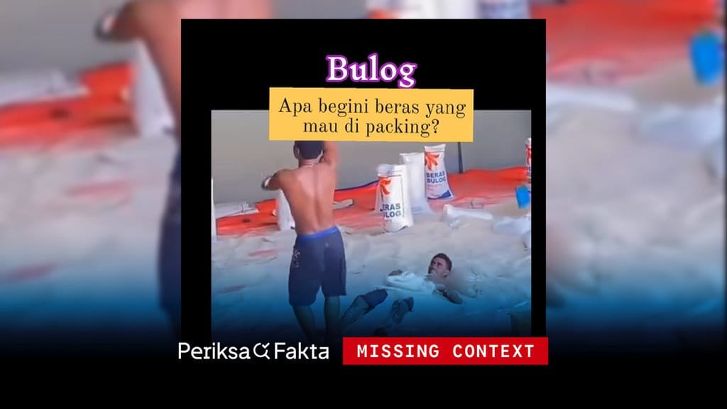 Keliru, Video Sebut Pekerja Bermain Saat Packing Beras Bulog Keliru, Video Sebut Pekerja Bermain Saat Packing Beras Bulog