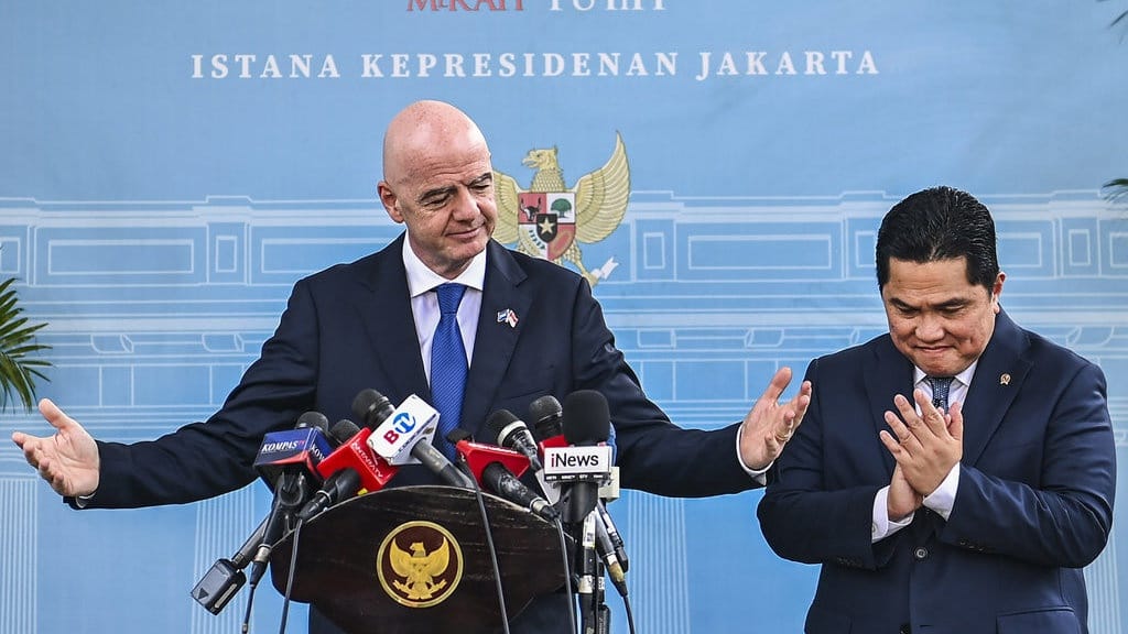 Erick Thohir Tegaskan Dukungan RI untuk Gianni Infantino di FIFA Erick Thohir Tegaskan Dukungan RI untuk Gianni Infantino di FIFA