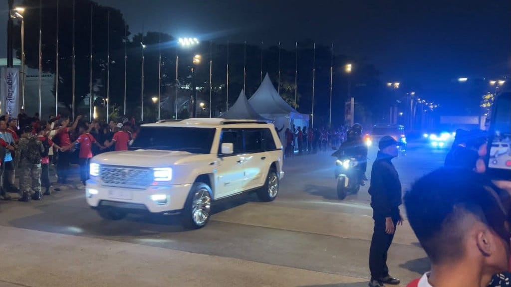 Prabowo Nonton Langsung Final Indonesia vs Thailand di GBK Prabowo Nonton Langsung Final Indonesia vs Thailand di GBK