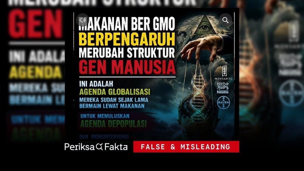Tidak Benar, Makanan Mengandung GMO Ubah Struktur Gen Manusia Tidak Benar, Makanan Mengandung GMO Ubah Struktur Gen Manusia