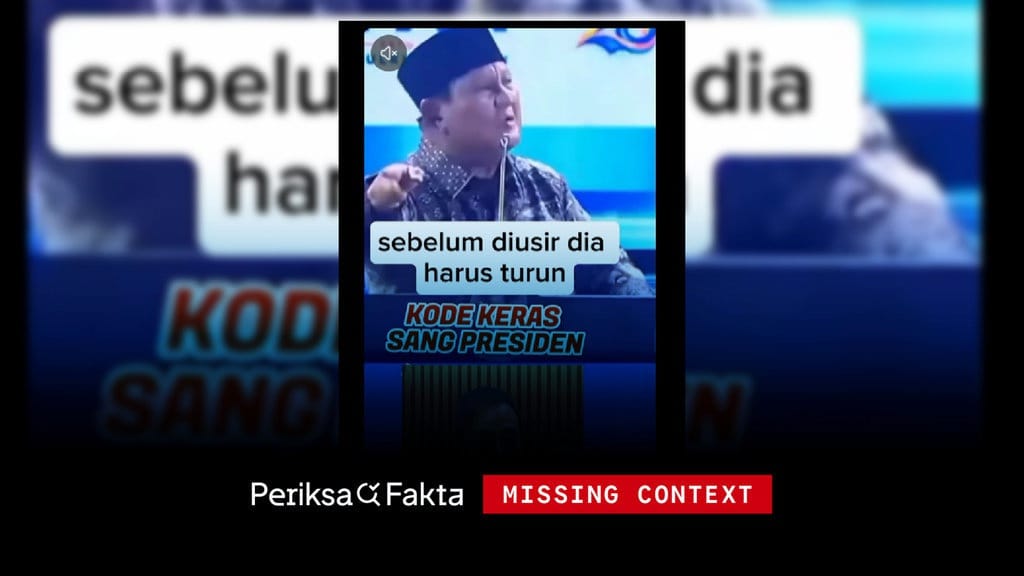 Keliru, Video Pidato Prabowo Sebut Kode Keras Agar Gibran Mundur Keliru, Video Pidato Prabowo Sebut Kode Keras Agar Gibran Mundur
