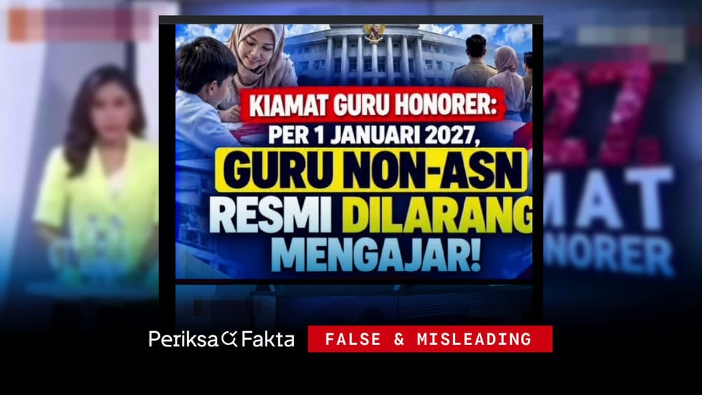 Salah, Larangan Mengajar bagi Guru Non-ASN per 1 Januari 2027 Salah, Larangan Mengajar bagi Guru Non-ASN per 1 Januari 2027