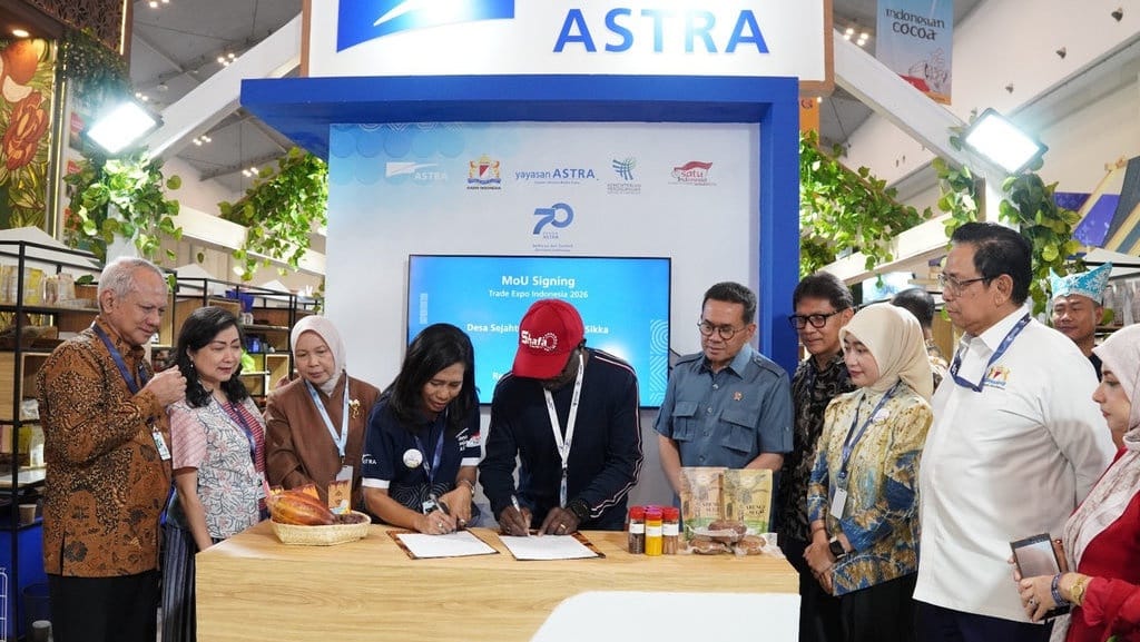 UMKM Binaan Astra Raih Potensi Transaksi Rp104,9 M di TEI 2026 UMKM Binaan Astra Raih Potensi Transaksi Rp104,9 M di TEI 2026