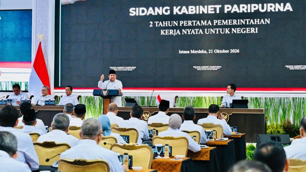 Hadiri Sidang Kabinet, Tito Simak Arahan Prabowo soal Kekompakan Hadiri Sidang Kabinet, Tito Simak Arahan Prabowo soal Kekompakan