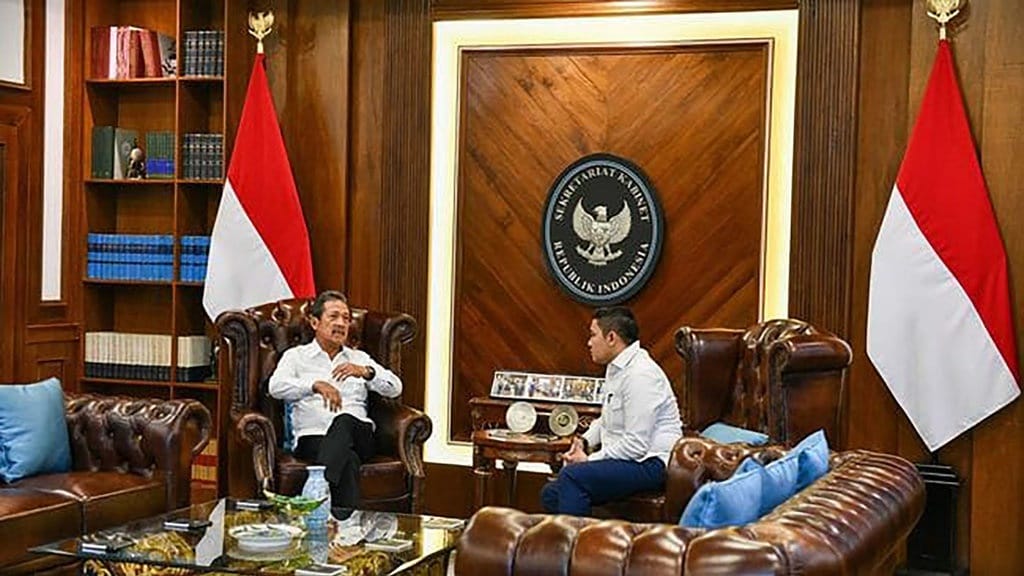 Temui Teddy, Menteri Trenggono Beber Progres 100 Kampung Nelayan Temui Teddy, Menteri Trenggono Beber Progres 100 Kampung Nelayan