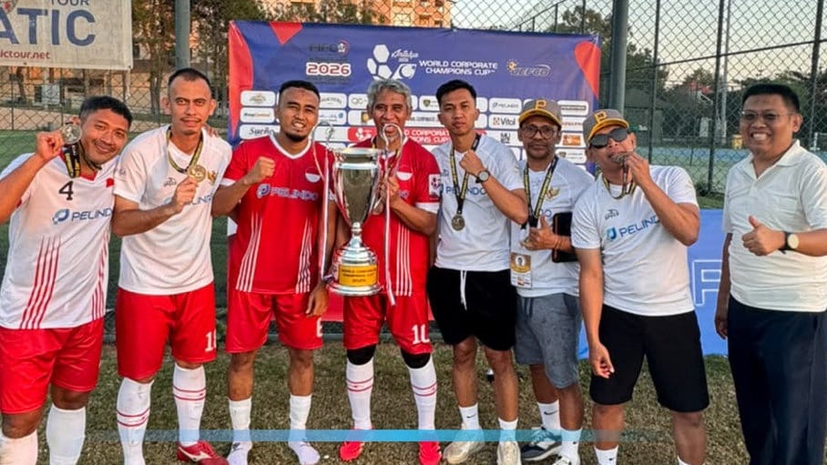 Pelindo FC Sabet Juara FIFCO World Corporate Champions Cup 2026 Pelindo FC Sabet Juara FIFCO World Corporate Champions Cup 2026