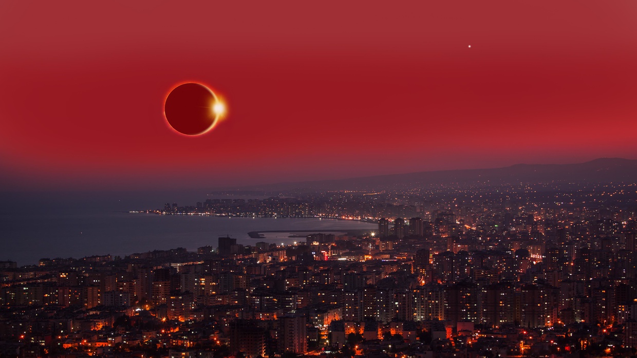 Astronom di Argentina Mengamati Gerhana Cincin Api Astronom di Argentina Mengamati Gerhana Cincin Api