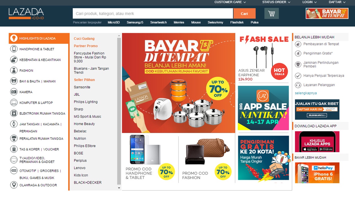 Lazada Gaet Go-Jek, Kirim Pesanan Lebih Cepat Lazada Gaet Go-Jek, Kirim Pesanan Lebih Cepat