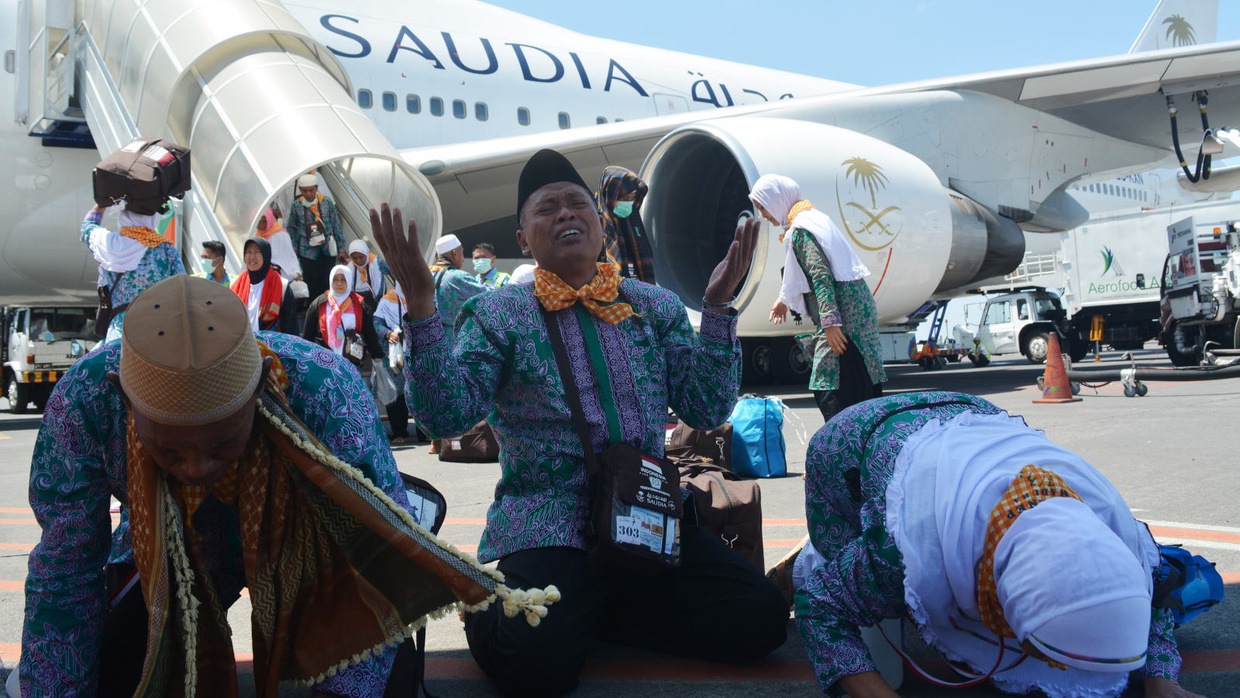 Kloter Pertama Jamaah Haji Tiba di Tanah Air